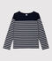 Women's Iconic Cotton Breton Top SMOKING blue/MARSHMALLOW white